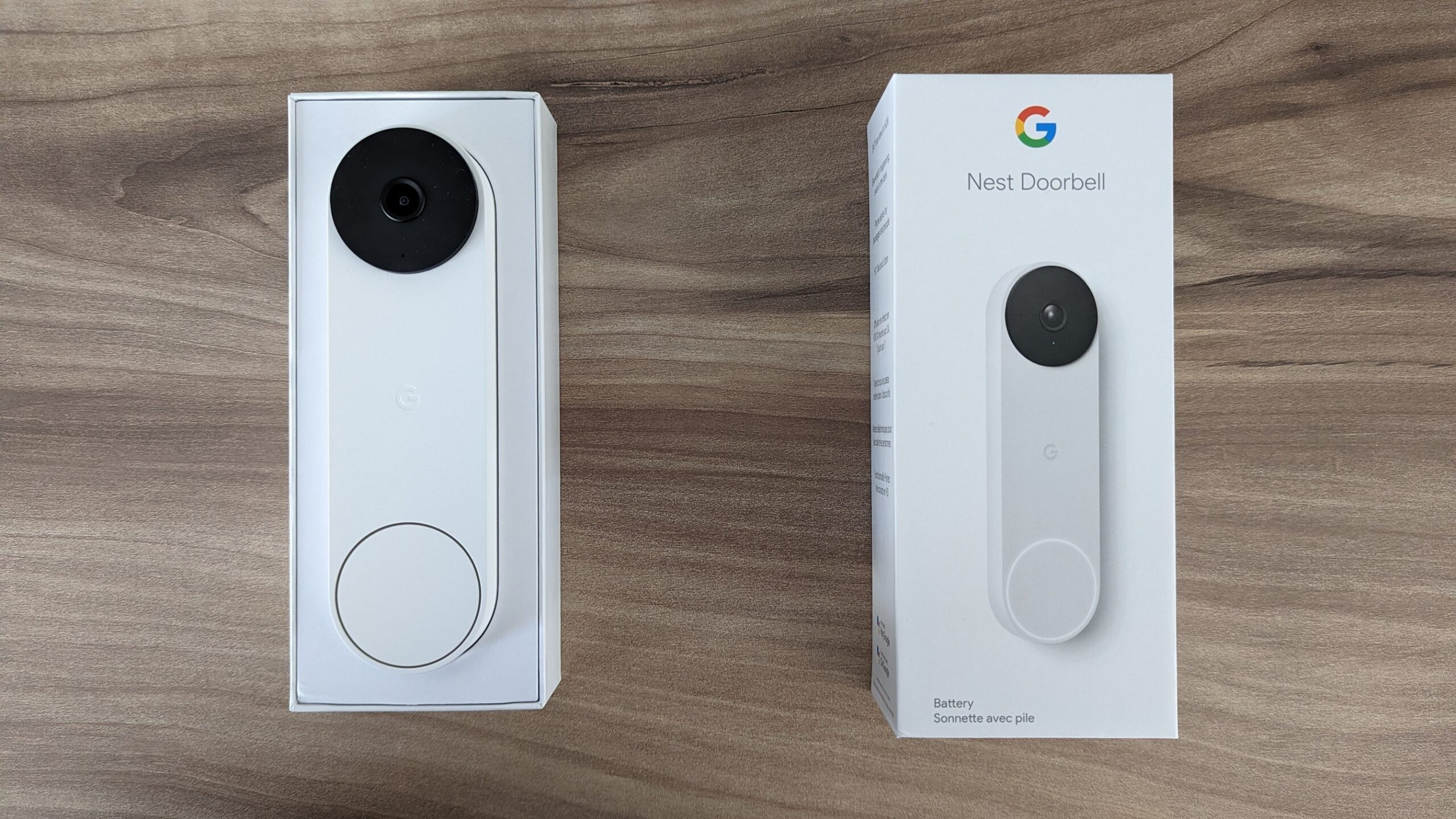 Google Sonnette Sans Fil Avec Caméra Nest Blanc