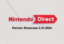 Résumé du Nintendo Direct: Partner Showcase du 21 février 2024