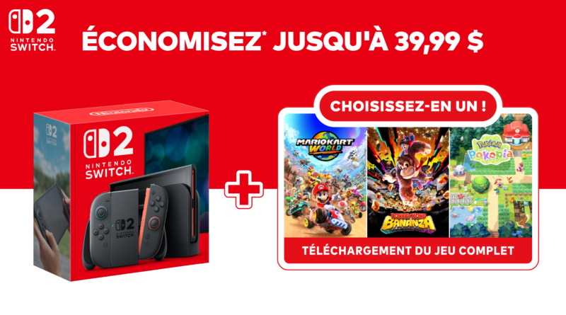 Un nouvel ensemble Nintendo Switch 2 pour cet été!