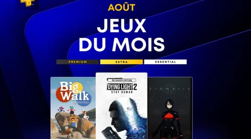 PS PLUS: Voici les jeux gratuits du mois d&rsquo;août 2026!