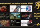 Les nouveautés du mois d&rsquo;octobre 2026!